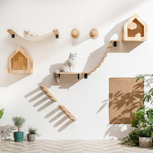 Cat Climbing Shelf Wall Mounted Four Step