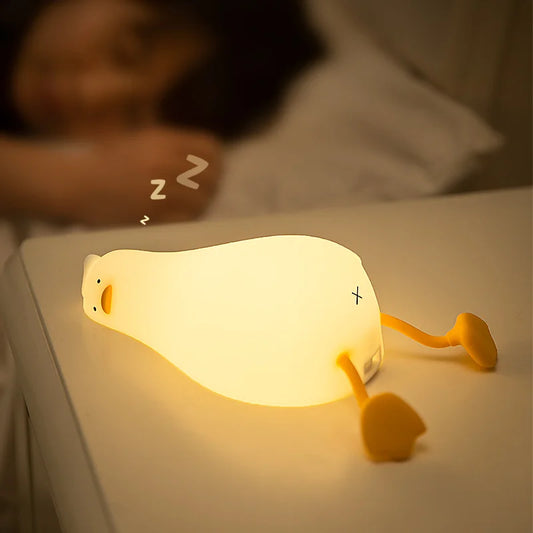 Cute Duck Silicone Lamp