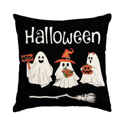 1pc/4pcs Halloween decoration pillow cover