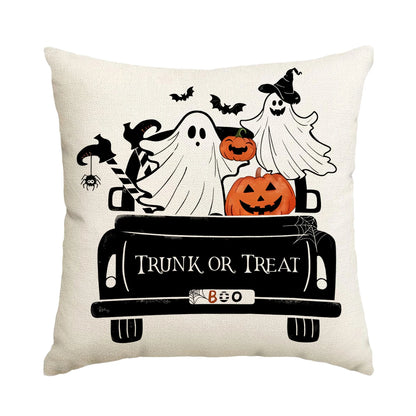 1pc/4pcs Halloween decoration pillow cover