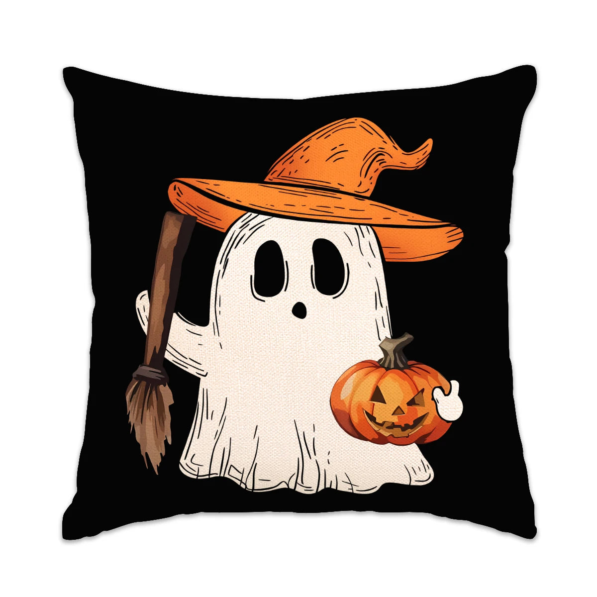 1pc/4pcs Halloween decoration pillow cover