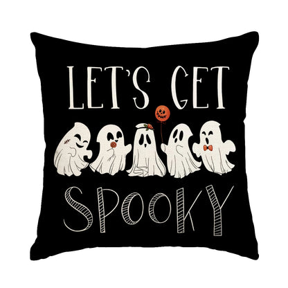 1pc/4pcs Halloween decoration pillow cover