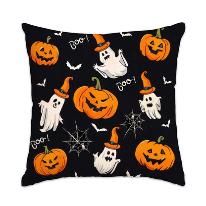 1pc/4pcs Halloween decoration pillow cover